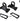 DEFENDER BLACK TOW LOOPS