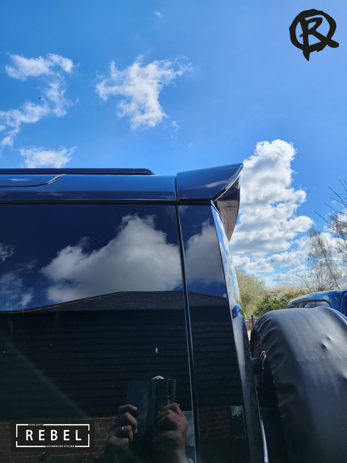 L663 Rear Spoiler Defender L663 Gloss Black Rear Spoiler v2 – Project Rebel