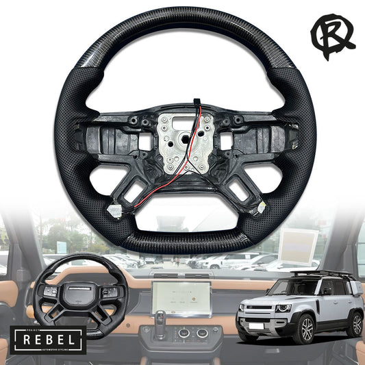 carbon defender steering wheel