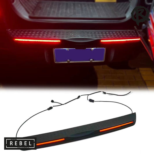 Defender L663 - Chequer Rear Boot Protector and Brake Light
