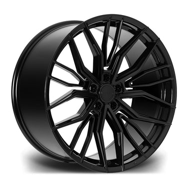 22 INCH RIVIERA RF9 GLOSS BLACK ALLOY WHEEL (SET OF 4)