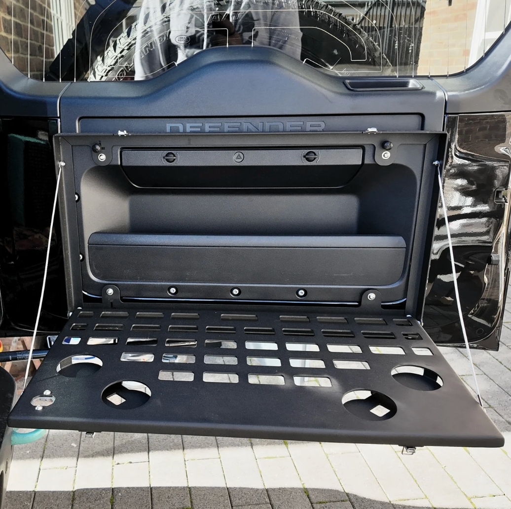 Defender Rear Mesh Gate Defender L663 Limited Edition Tail Gate Table – Project Rebel