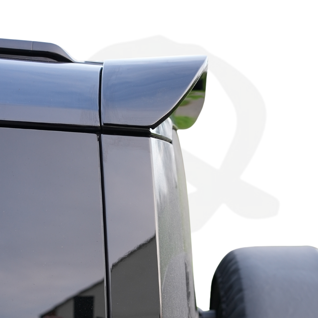 Defender L663 Gloss Black Rear Spoiler v1 – Project Rebel