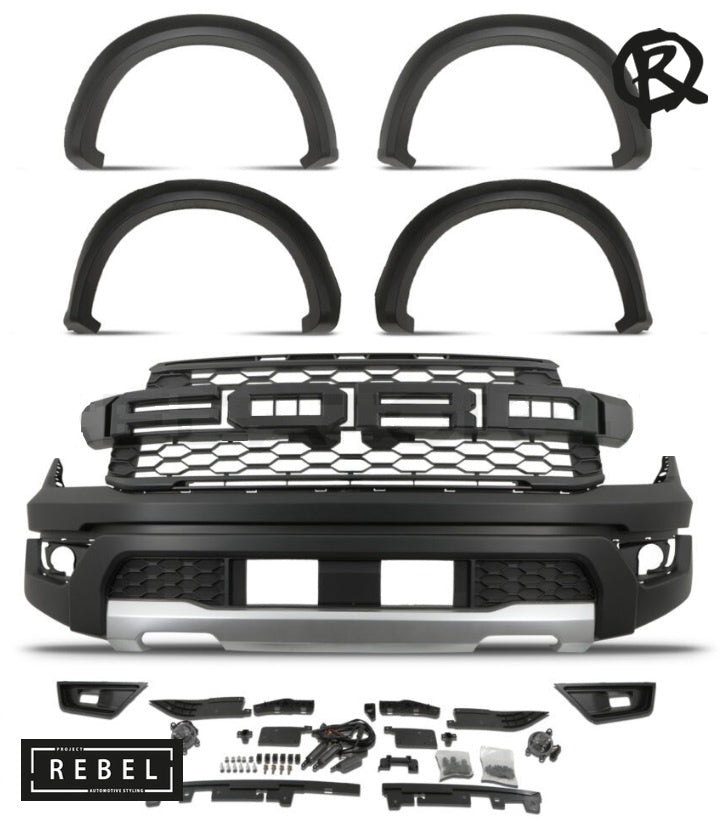 Ford Ranger T9 2023 Raptor Style Body Kit for XLT/SPORT/WILDTRAK ...