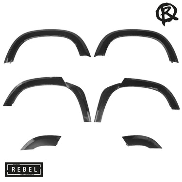 Defender L663 Wide Wheel Arch Kit 130 - Original - Gloss Black / Original Finish