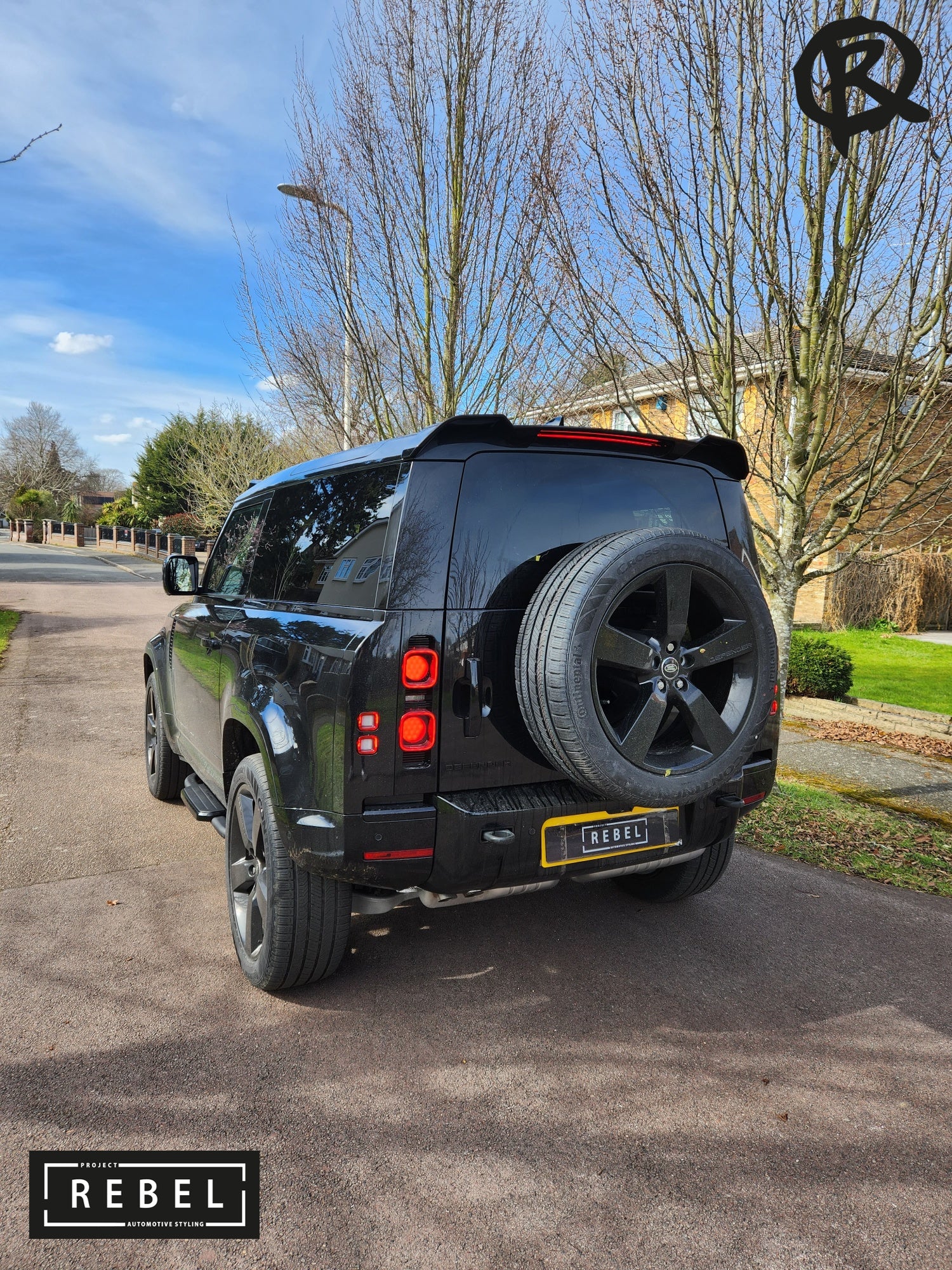 L663 Rear Spoiler Defender L663 Gloss Black Rear Spoiler v1 – Project Rebel
