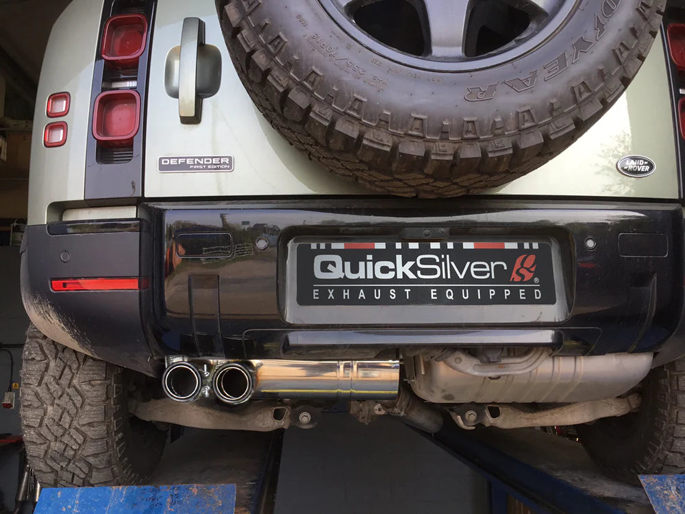 Land rover on sale defender exhaust