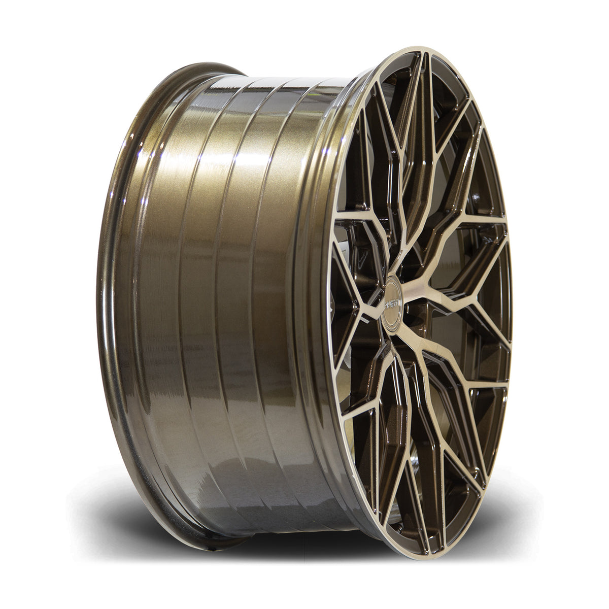 22 INCH RIVIERA RF108 BRONZE DOUBLE DARK TINT ALLOY WHEEL (SET OF 4 ...