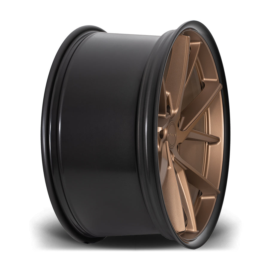 20 INCH RIVIERA RF1 MATT BRONZE GLOSS BLACK LIP ALLOY WHEEL (SET OF 4 ...
