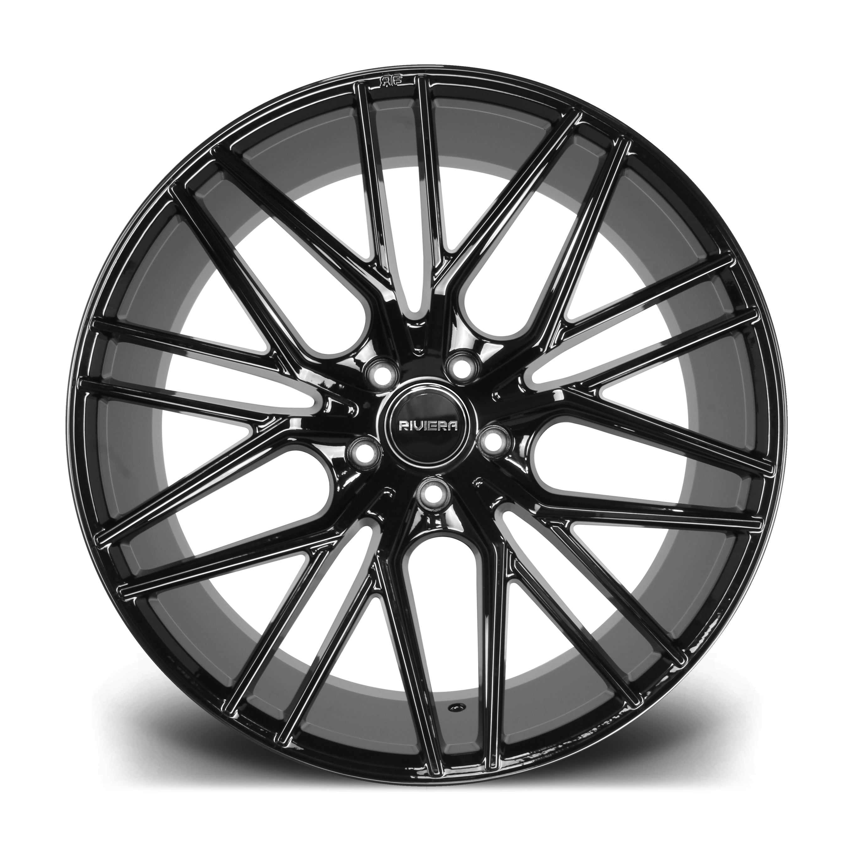 22 INCH RIVIERA RV130 GLOSS BLACK ALLOY WHEEL (SET OF 4) – Project Rebel