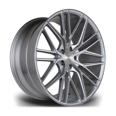 22 INCH RIVIERA RV130 SILVER BRUSHED ALLOY WHEEL (SET OF 4)