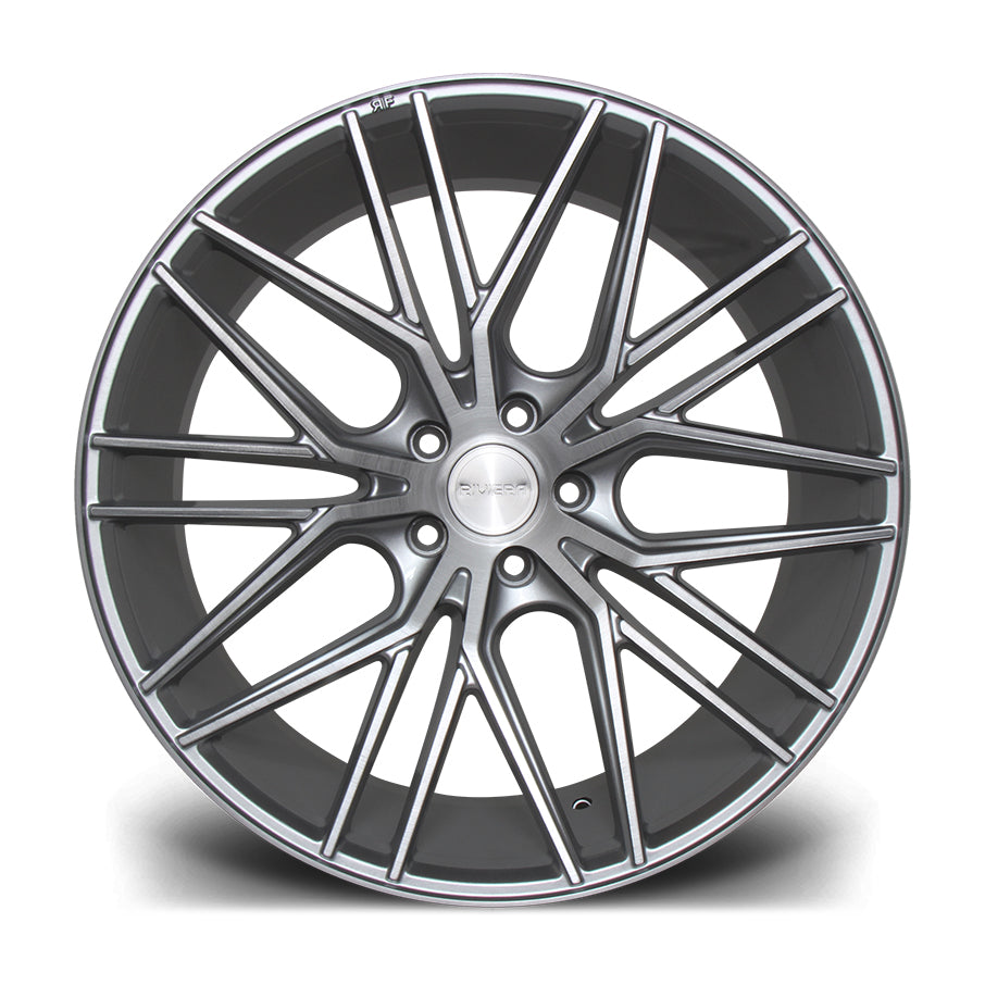 22 INCH RIVIERA RV130 SILVER BRUSHED ALLOY WHEEL (SET OF 4) – Project Rebel