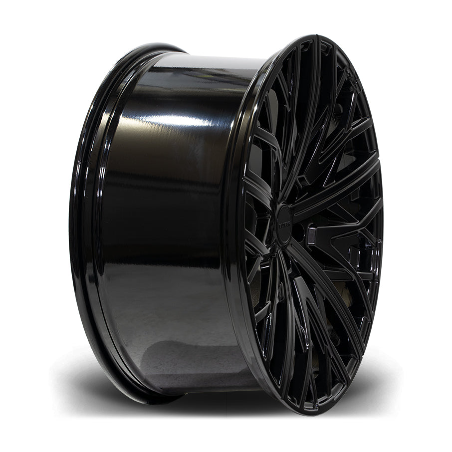 22 Inch Ruff Wheels 22 INCH RIVIERA RV131 GLOSS BLACK ALLOY WHEEL (SET OF 4) – Project Rebel