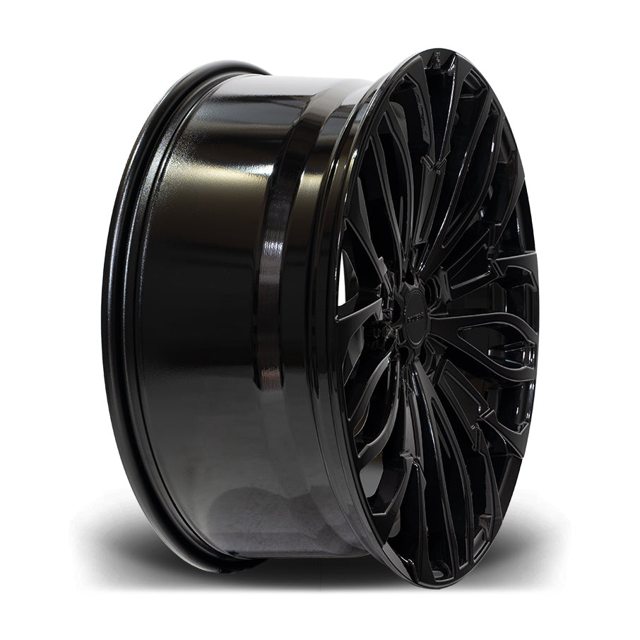 22 Inch Ruff Wheels 22 INCH RIVIERA RV134 GLOSS BLACK ALLOY WHEEL (SET OF 4) – Project Rebel