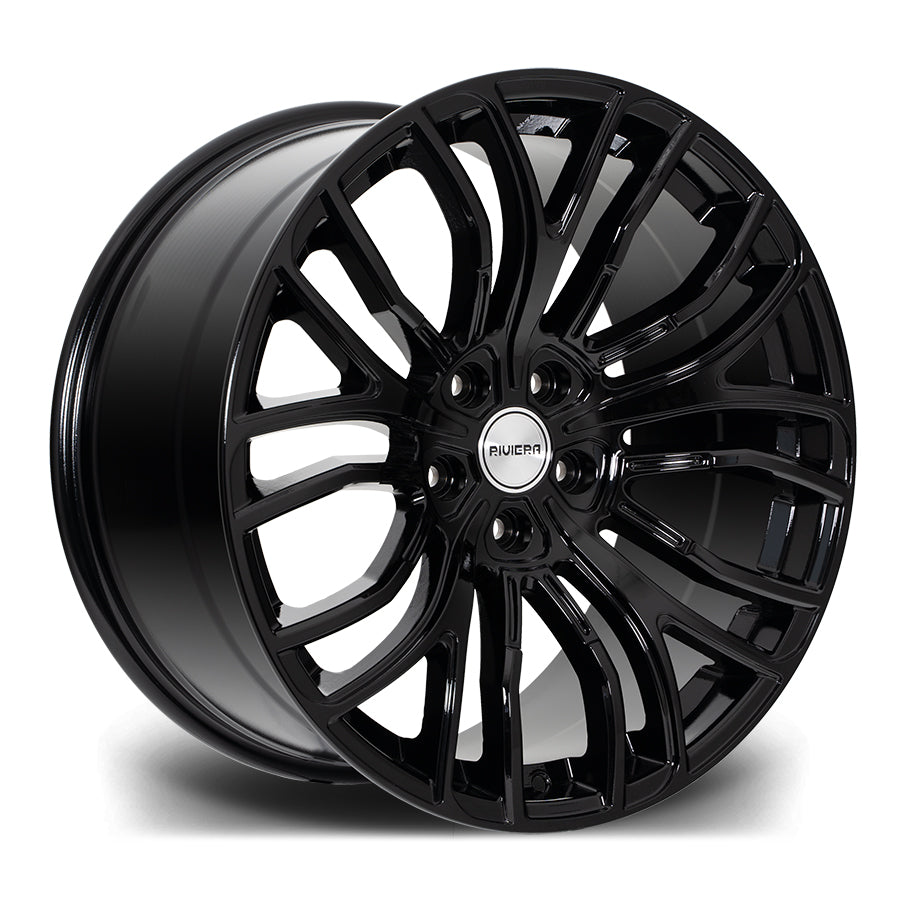 20 INCH RIVIERA RV191 GLOSS BLACK ALLOY WHEEL (SET OF 4) – Project Rebel